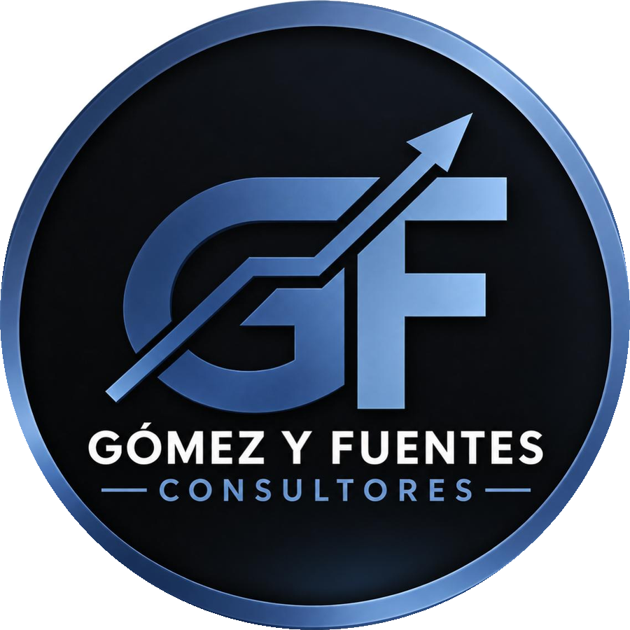 Logo Consultora Gómez y Fuentes circular